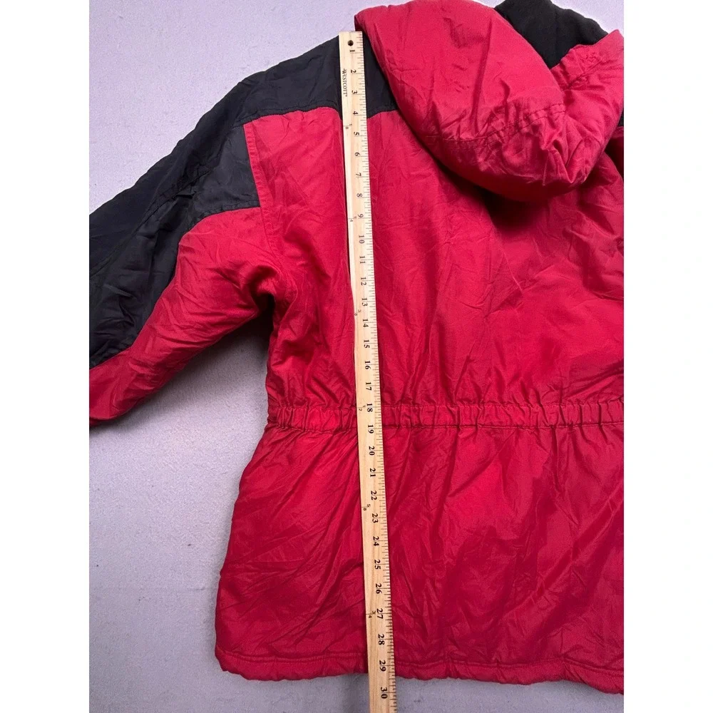 Basic Editions Highland Parkway Nylon Jacket Red Black Large 16/18 Boys